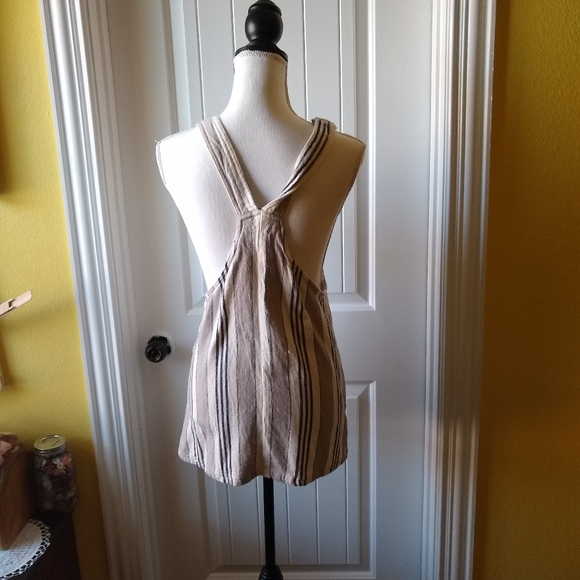 💖Donated💖 Harper Striped Overall Dress - Picture 2 of 3